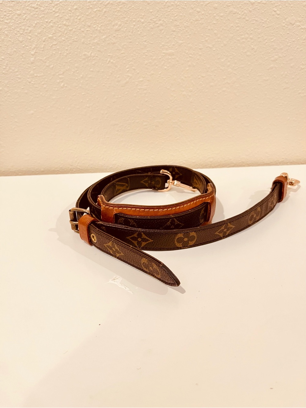 Louis Vuitton Brown Monogram Adjustable Shoulder Strap 47 inch adjustable - Picture 7 of 10